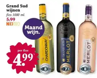 Coop Grand Sud wijnen aanbieding
