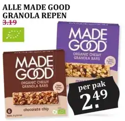 Coop ALLE MADE GOOD GRANOLA REPEN aanbieding