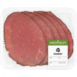 Albert Heijn AH Greenfields Rosbief kleinverpakking aanbieding