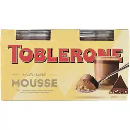 Albert Heijn Toblerone Mousse double chocolate aanbieding