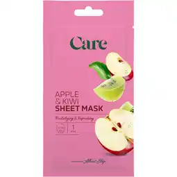 Albert Heijn Care Apple kiwi sheet mask aanbieding
