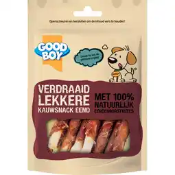 Albert Heijn Good boy Verdraaid lekkere kauwsnack eend aanbieding