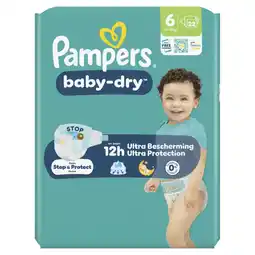 Albert Heijn Pampers Baby-dry luiers maat 6 aanbieding