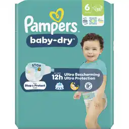 Albert Heijn Pampers Baby-dry luiers maat 6 aanbieding