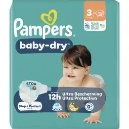 Albert Heijn Pampers Baby-dry luiers maat 3 aanbieding