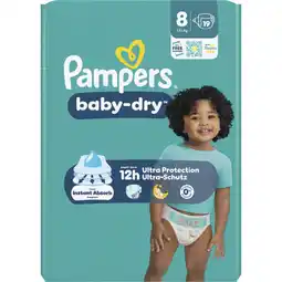 Albert Heijn Pampers Baby-dry luiers maat 8 aanbieding
