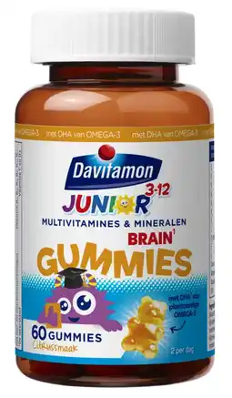 Albert Heijn Davitamon Junior brain gummies multivitamine kids aanbieding