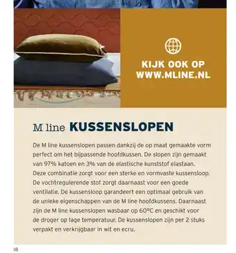 Kruit & Kramer M line Kussenlopen aanbieding