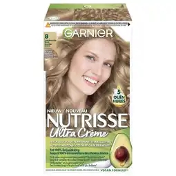 Wehkamp Garnier Nutrisse Ultra Crème haarkleuring - 8 Lichtlond aanbieding
