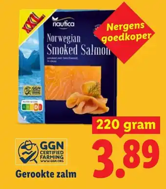 Lidl Gerookte zalm aanbieding