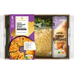 Albert Heijn AH Excellent Gesneden verspakket croissant krans aanbieding