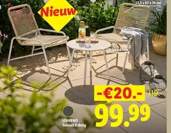 Lidl Livarno tuinset 3-delig aanbieding