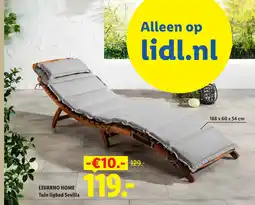 Lidl Livarno home Tuin ligbed Sevilla aanbieding