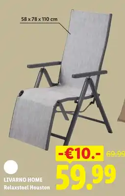 Lidl Livarno home Relaxstoel Houston aanbieding
