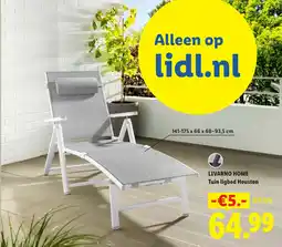 Lidl Livarno home tuin ligbed houston aanbieding