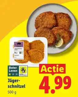 Lidl Jäger- schnitzel aanbieding