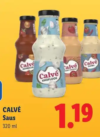 Lidl Calvé saus aanbieding