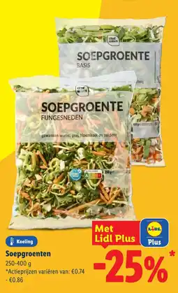 Lidl Soepgroenten aanbieding