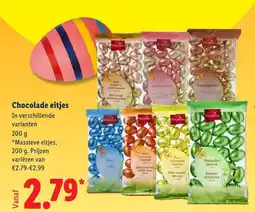 Lidl Chocolade eitjes aanbieding