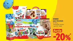 Lidl Kinder paas chocolade aanbieding