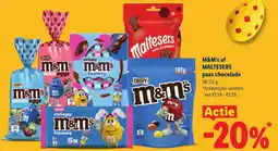 Lidl M&M's of MALTESERS paas chocolade aanbieding