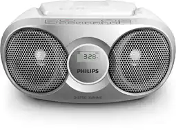Expert Philips AZ215S/12 FM radio Zilver aanbieding
