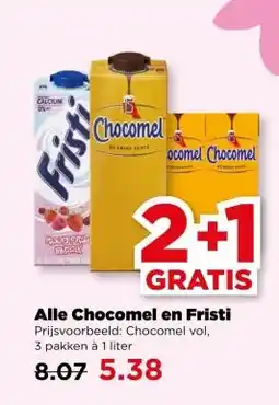 PLUS Alle Chocomel en Fristi aanbieding