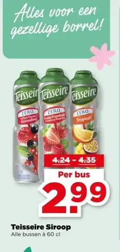PLUS Teisseire Siroop aanbieding