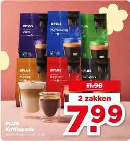 PLUS PLUS Koffiepads aanbieding