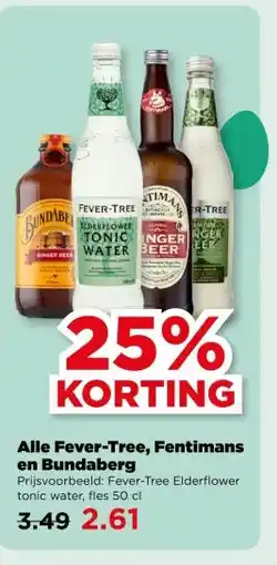 PLUS Alle Fever-Tree, Fentimans en Bundaberg aanbieding