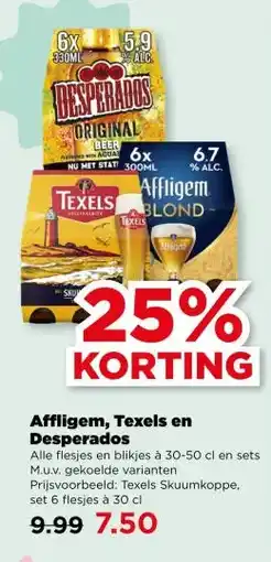 PLUS Affligem, Texels en Desperados aanbieding