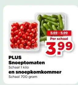 PLUS PLUS Snoeptomaten , en snoepkomkommer aanbieding