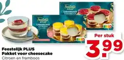 PLUS Feestelijk PLUS Pakket voor cheesecake aanbieding