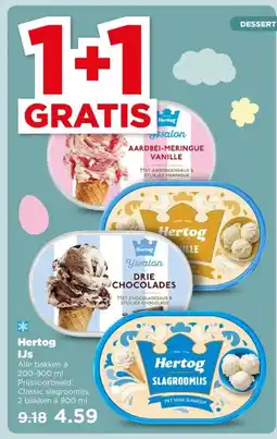 PLUS Hertog IJs aanbieding