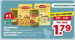 PLUS Grand'Italia Pesto , gnocchi en orzo, en tortellini aanbieding