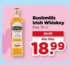 PLUS Bushmills Irish Whiskey aanbieding