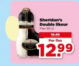 PLUS Sheridan's Double likeur aanbieding
