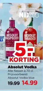 PLUS Absolut Vodka aanbieding