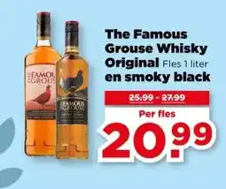 PLUS The Famous Grouse Whisky Original , en smoky black aanbieding