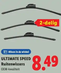 Lidl ULTIMATE SPEED Ruitenwissers aanbieding