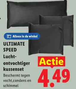 Lidl Ultimate speed lucht- ontvochtiger kussenset aanbieding
