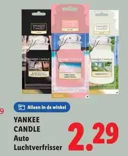 Lidl Yankee candle auto luchtverfrisser aanbieding