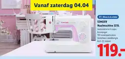 Lidl Singer naaimachine 323l aanbieding