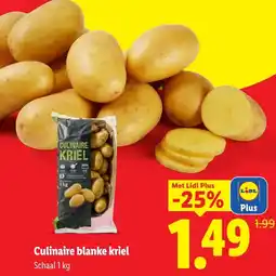 Lidl Culinaire blanke kriel aanbieding