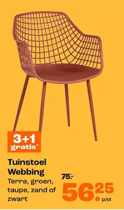 Kwantum Tuinstoel Webbing aanbieding