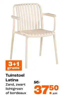 Kwantum Tuinstoel Latina aanbieding