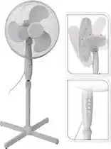 Bol.com Statiefventilator - Staande Ventilator - 40cm - 45W - 3 Standen - in hoogte verstelbaar aanbieding