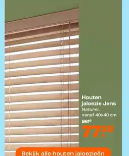 Kwantum Houten jaloezie Jens aanbieding