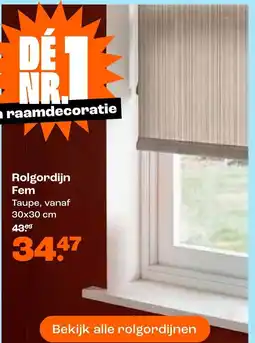 Kwantum Rolgordijn fem aanbieding