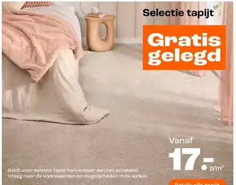 Kwantum Selectie tapijt aanbieding